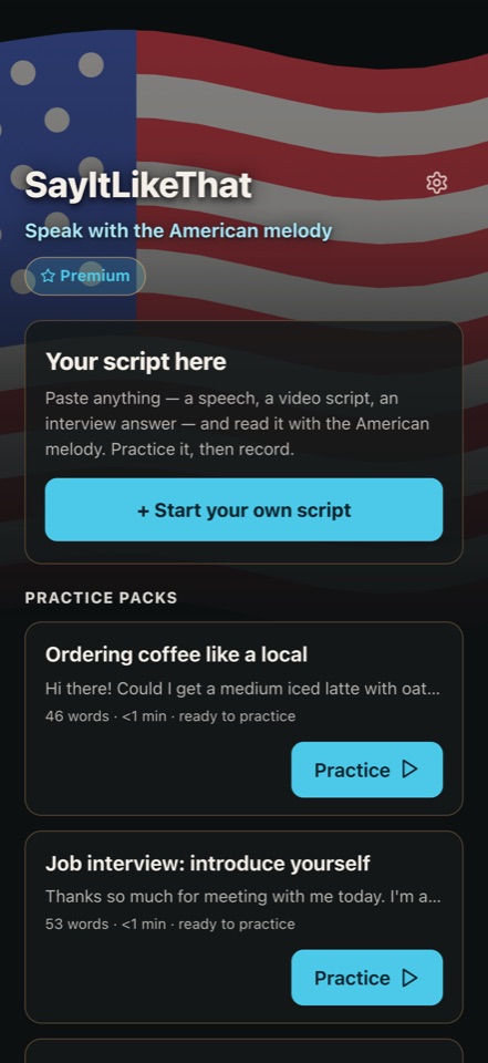 Your library and practice packs